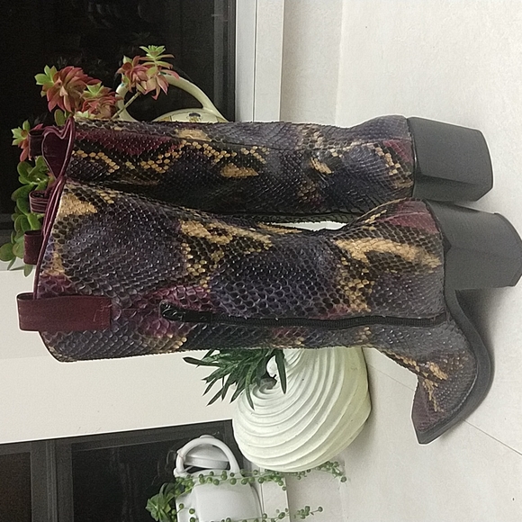 Genuine Snakeskin boots size 35 - Picture 4 of 10
